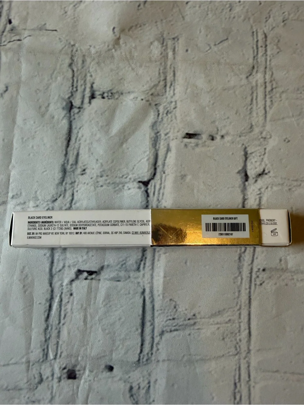 IL MAKIAGE Black Card Waterproof Liquid Eyeliner - White & Gold Box